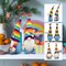 Pride Rainbow Gnome Plush Set – 2PCS Love Gay Stuffed Plush Gnomes for Home Decor – Rainbow Queer Lesbian LGBT Flag Signs – LGBTQ Pride Month Indoor, Office & Shelf Decorations